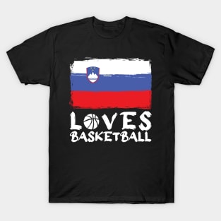 Slovenia Loves Basketball T-Shirt